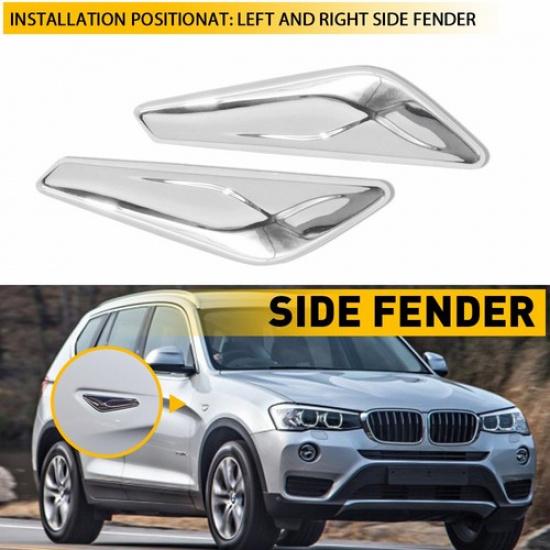 

Side Fender Trim Finisher 51117338569 For BMW 2015-17 X3 F25 X4 F26 Left & Right