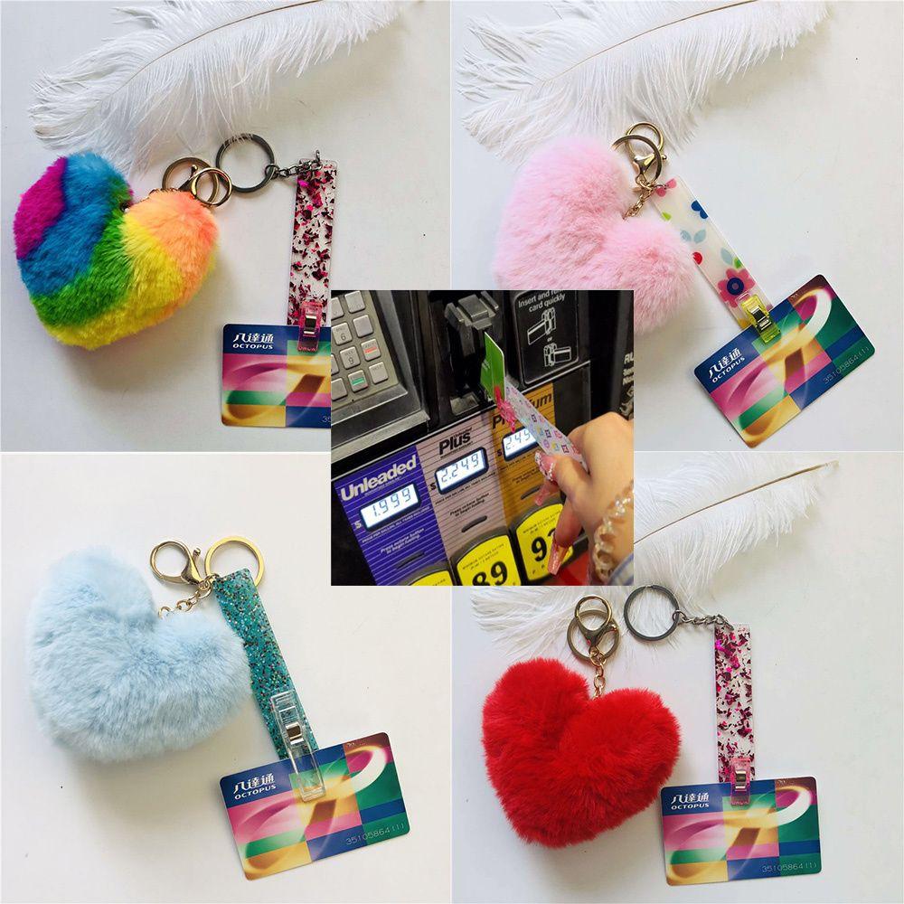 

Брелоки для ключей с гвоздями, пластиковый зажим, брелок для захвата кредитных карт, брелок для банкомата, устройство для чтения банковских карт