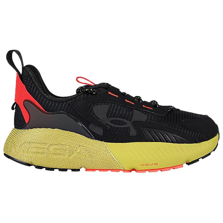 Under Armour HOVR Mega 2 MVMNT Black Green Unisex Sneakers Jet-Grey Reflective 3026629-002