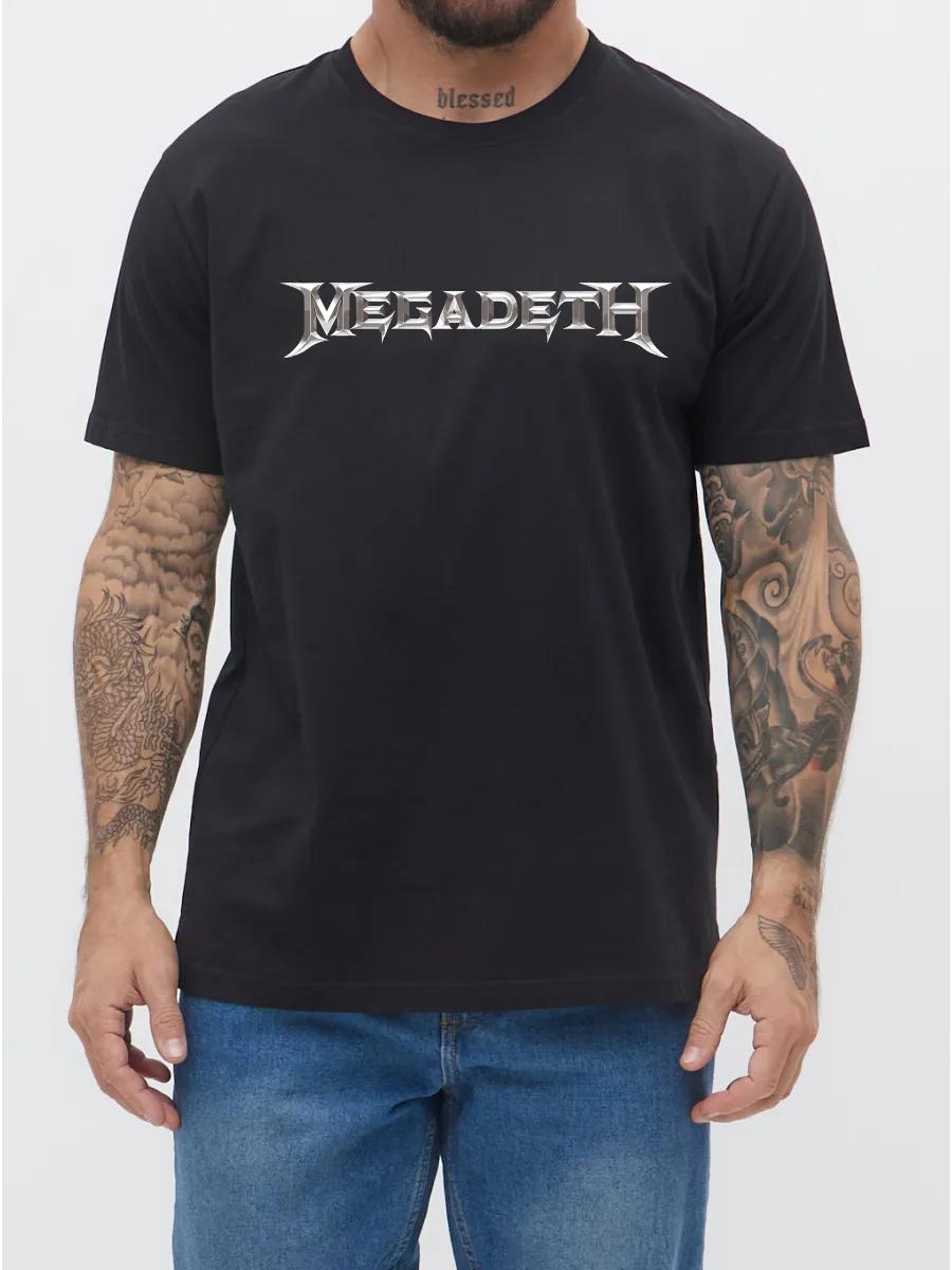 

T-shirt with humorous print Depressed Stressed & Horny , street style, black S
