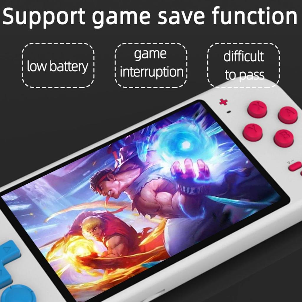 X20 NEUE MINI-Spielkonsole Hohe Klarheit Unterhaltung 4,3-Zoll-Bildschirm Retro Handheld Mini Arcade Videospiele für Kinder