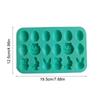 1Pc 18 Cavity Easter Silicone Mold Rabbit Colored Egg Chocolate Cake Mold Holiday Decoration Baking Tools Manual Soap Mould