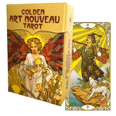 Golden Art Nouveau Tarot 78 Miniature Tarot Tarot with Japanese Authentic Product I.I.J Mini, Cards, Cards, Reading, Instructions,