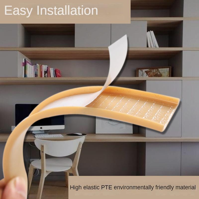 5M New U-shaped Edge Banding Cabinet Desktop Edge Banding Decorative Strip TPE Wood Furniture Protector Cover Home Decoration