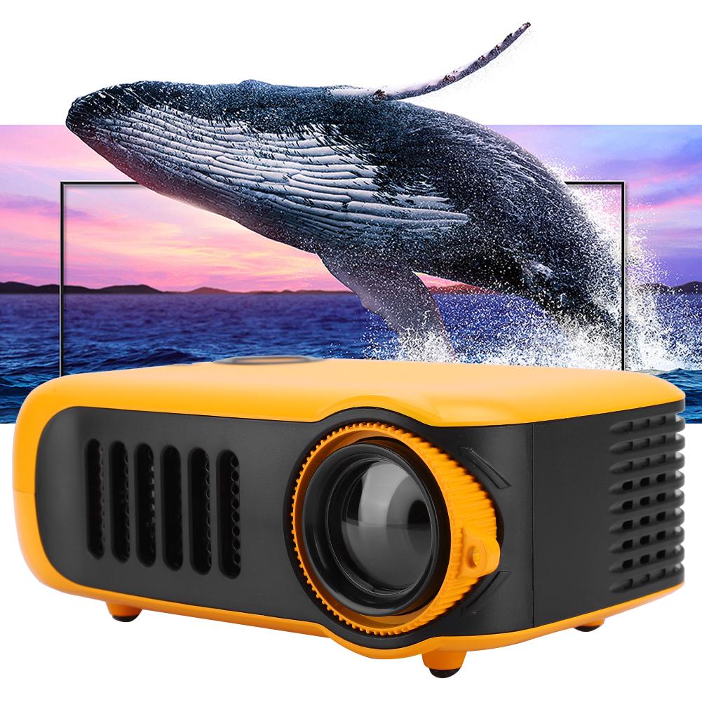 Mini Portable Projector Household Projectors 320 X 240 Resolution with 2-Inch LCD Screen