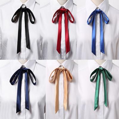 Thin Satin Bow Tie Vintage Ribbon New Fancy Necktie