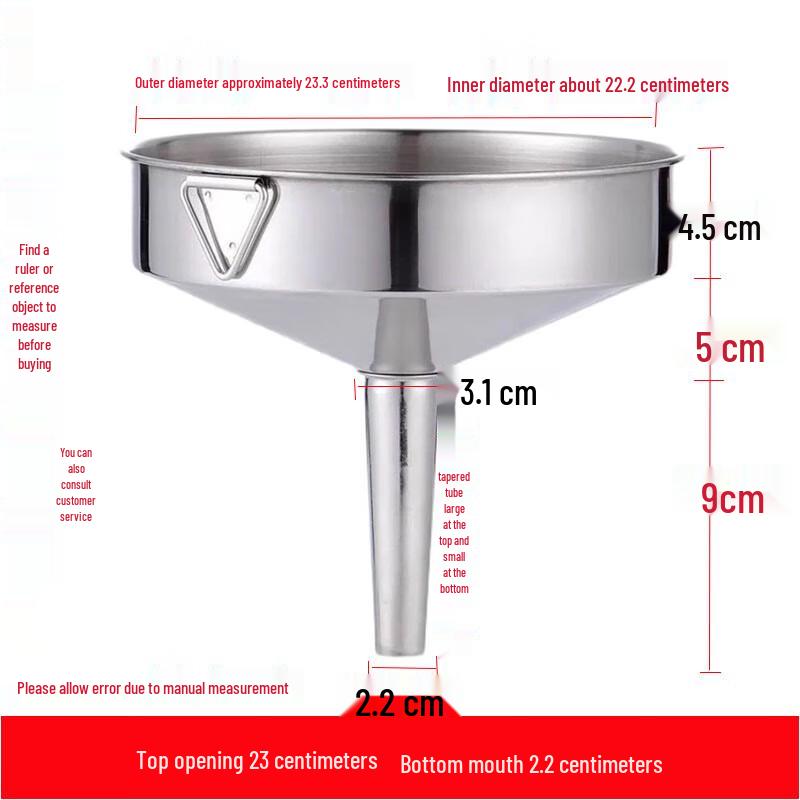 Jingyuheng Stainless Steel Large Caliber Funnel