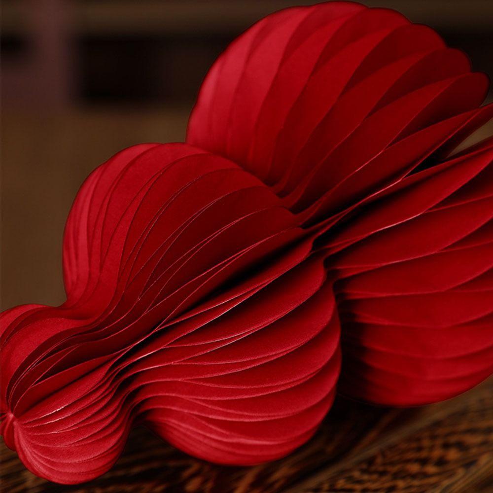 Folding Gourd Shape Housewarming  Ornament DIY Paper Housewarming Decorations  Wedding Decor