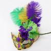 Mardi Gras Masquerade Masks Mardi Gras Party Masks Plastic Texture Festival Masks for Theme Parties and Festival Event