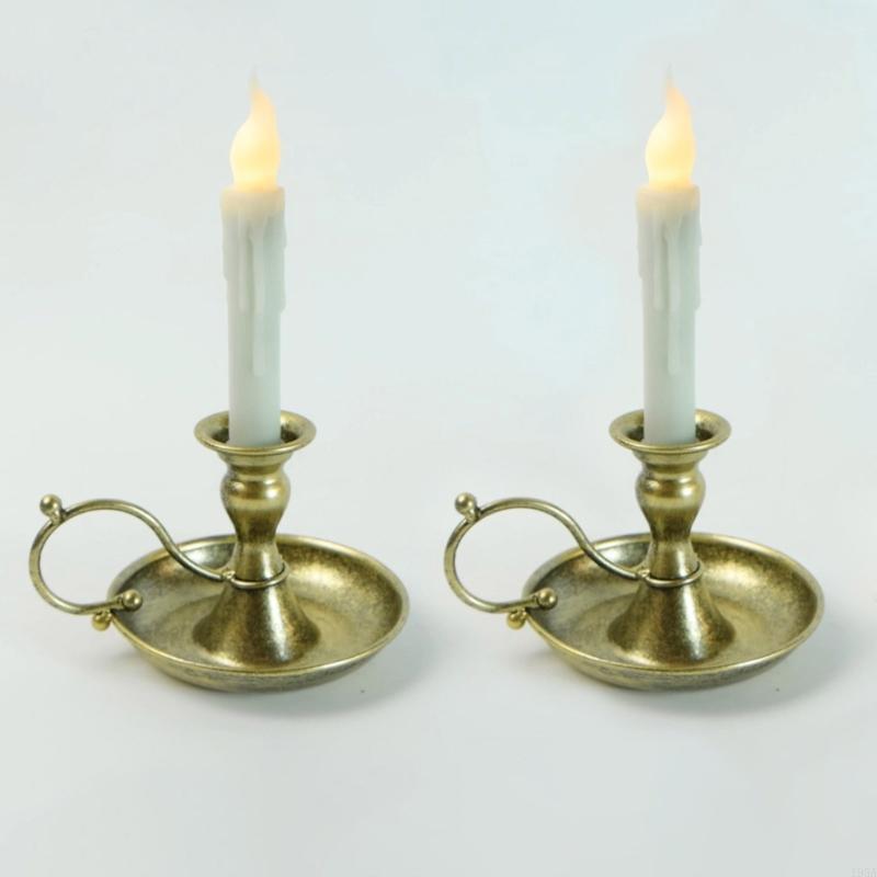 Taper Candle Stick Holders Metal Iron Candlestick Holders Decorative Candle Stands Dinner Dining Room Table Centerpieces