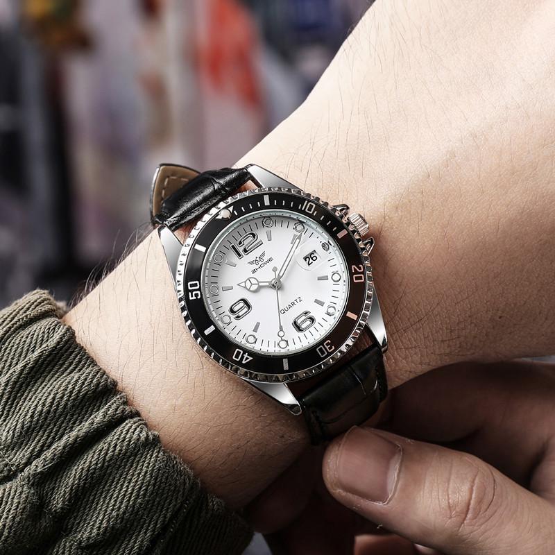 Neue Freizeit Uhr Herren Mode Kalender Armbanduhr Edelstahl Quarz Uhr für Herren Montre Homme Leuchtend Relogio Masculino