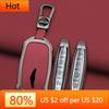 Interior Mouldings Car Key Cover Remote Case For Hyundai Genesis G80 2023 2024 2025 G70 G90 G90RS4 GV60 GV80 Zinc Alloy Keychain