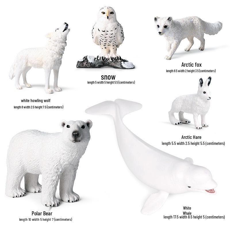 Emperor Penguin Marine Animal Model Toy Set for Kids