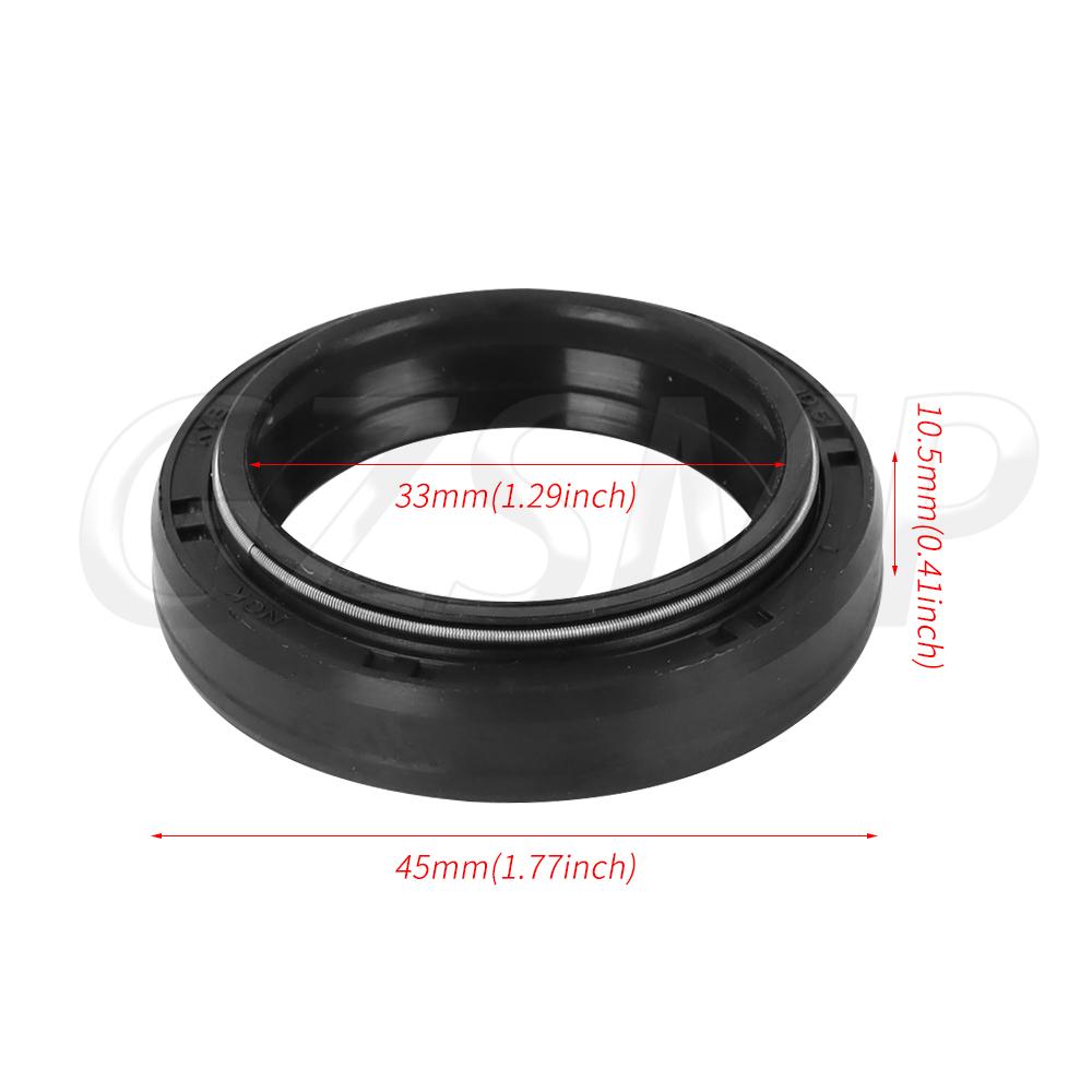 Fit for Suzuki 51153-03H00 UH 125 UH200 Burgman TS 185 Motorcycle 33x45x8/10.5 Damper Oil Seal Dust Seals
