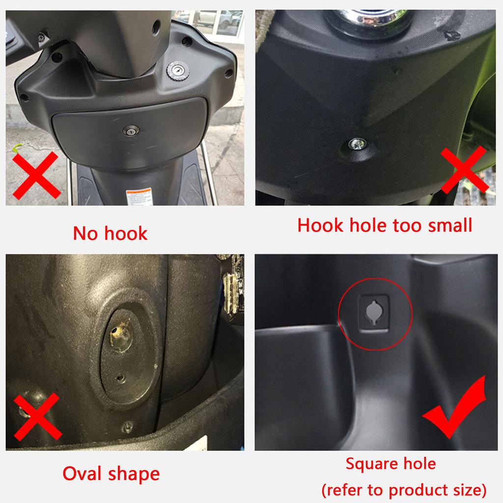 Universal Motorcycle Luggage Hook Durable Screw Aluminum Alloy Hanger Motorbike Handlebar Helmet Bag Hook Bottle Carry Holder