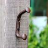 1x Retro Cast Iron Wall Hook Coat Hat Hanger for Home Garden Decor Rustic Hook
