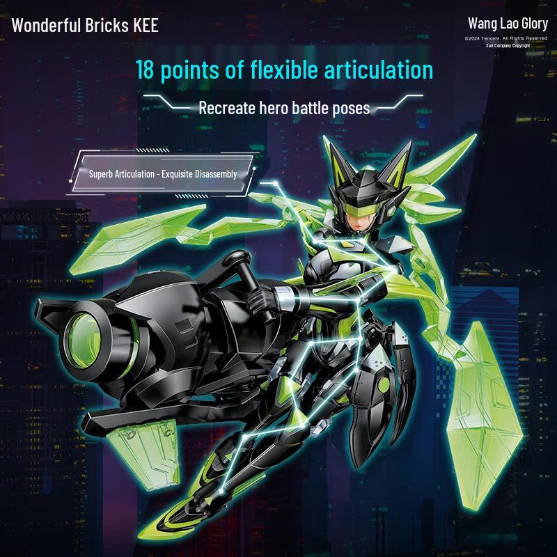 Sun Shangxiang Mecha Building Blocks - Compatible with LEGO, Action Figure Assembly Toy for Boys, Perfect Birthday Gift