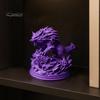 Nature-inspired Home Decor 3D Printed Wolf Statue, Howling Figurine, Wild On Ornament Rock Sculpture, Collectible Animal for Office Desk Detailed Art