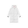 Athletics Logo Printed Mid-Length Hooded Down Jacket Women Outerwear Jade-White A11W141916FWT