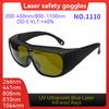Lazer Koruyucu gözlükler 10600nm OD6 UV400 532nm 808nm 1064nm Lazer Güvenlik Gözlükleri IPL gözlükleri Lazer Koruması Lazer gözlükleri