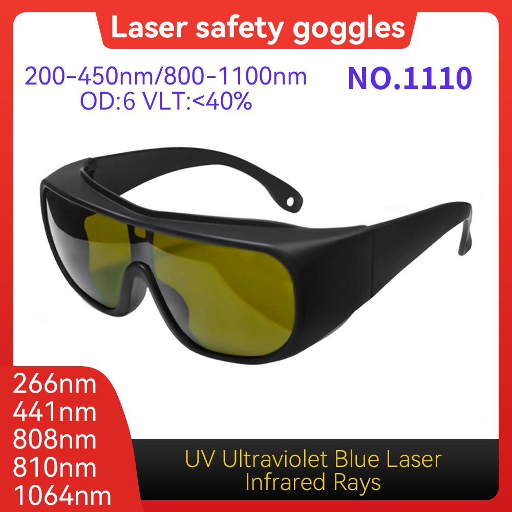Lazer Koruyucu gözlükler 10600nm OD6 UV400 532nm 808nm 1064nm Lazer Güvenlik Gözlükleri IPL gözlükleri Lazer Koruması Lazer gözlükleri