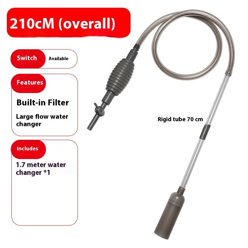1 Set Aquarium Sand and Water Cleaning Kit – Siphon Vacuum for Gravel and Large Water Changes