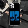 Custodia per Telefono Rock Band U-U2 per iPhone 13 12 Mini 11 Pro X XS Max XR 7 Plus 8 SE 6 6S 5 5S Cover in Silicone Morbido Fundas
