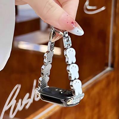 Nice Elegant Bracelet Metal Link For XIAOMi Band 10 Strap For Mi Band 9 8 Bracelet NFC Wristband Accessories