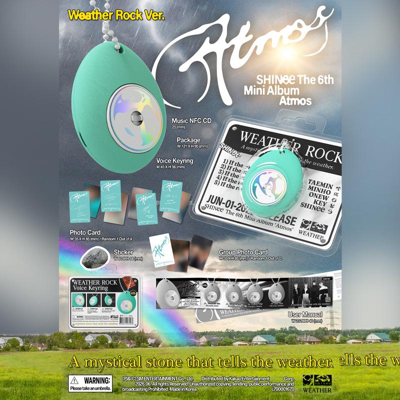 SHINee 6th Mini Album Atmos (Weather Rock Ver.)