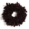 Handmade Wool Hair Tie - Ethnic Style Golden Velvet Flower Headwear, Multi-color Options