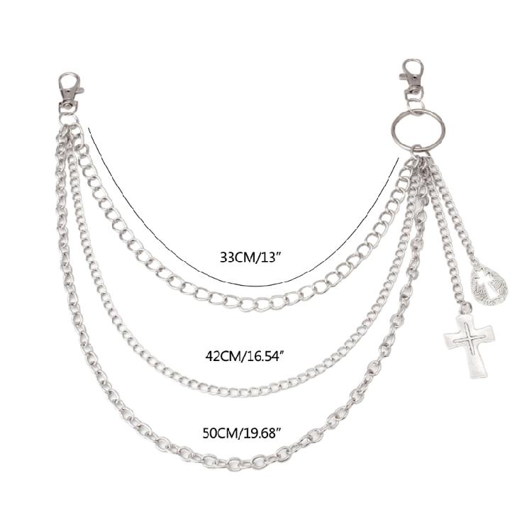 Sexy Pants Chain For Dancers Punk Eboy Summer Jeans Side Punk Chain