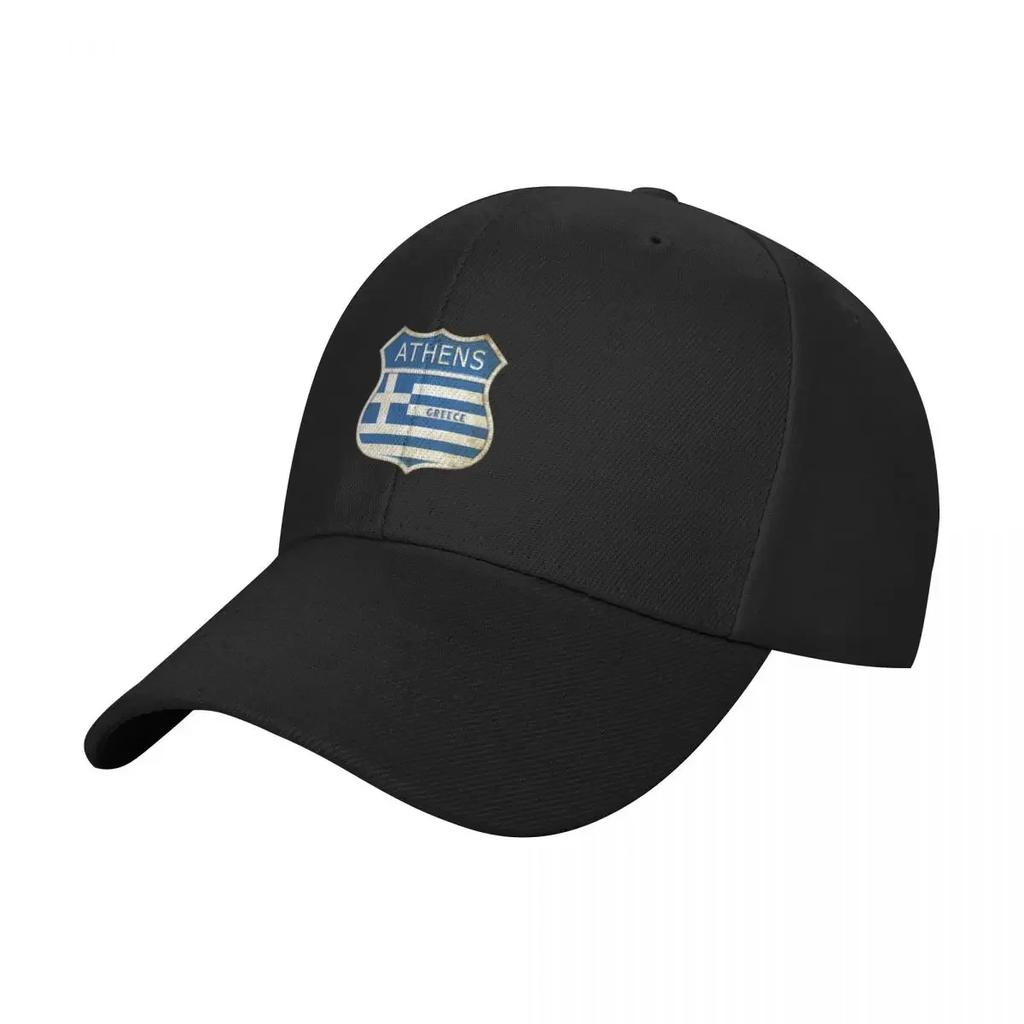 New Athens Greece coat of arms flag design Baseball Cap Rave Streetwear party Hat Women s Unisexs