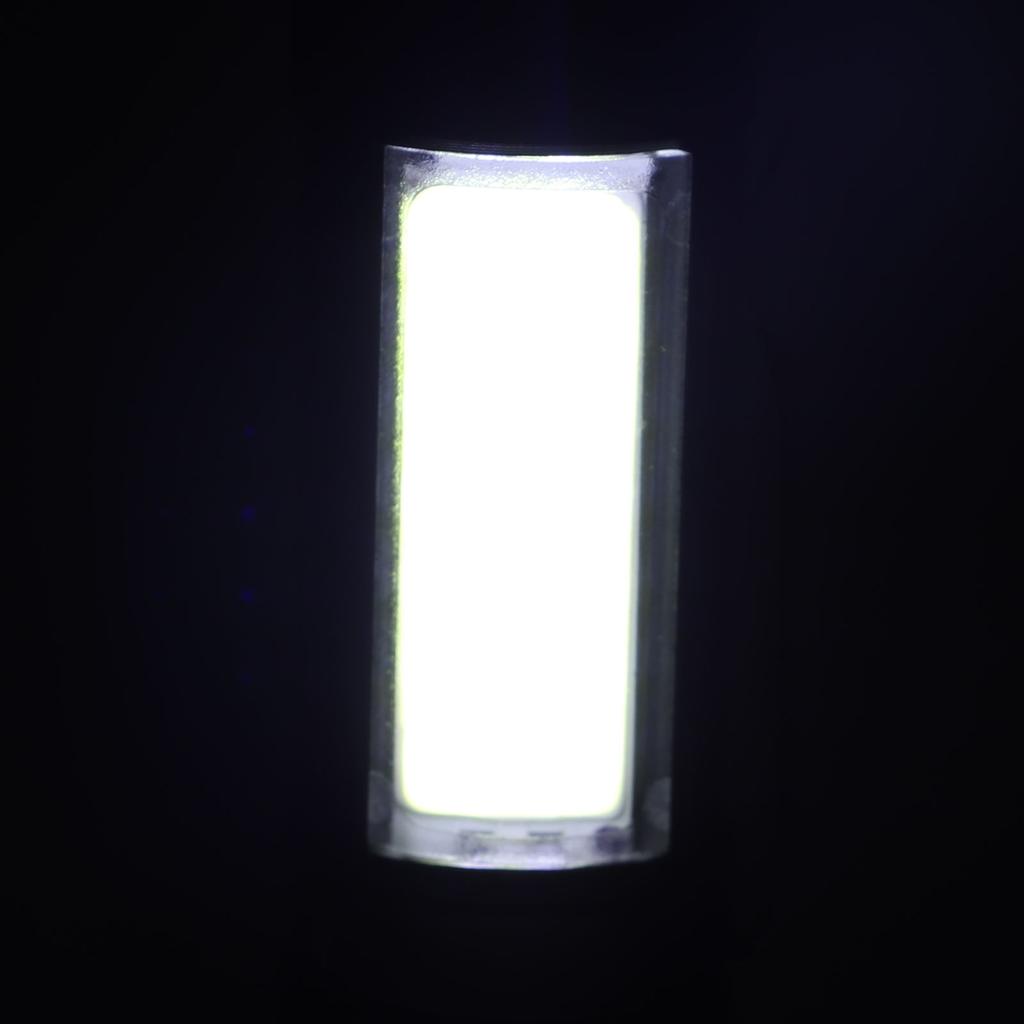 Rechargeable Flashlight 4 Modes High Brightness Metal Flashlight with COB Sidelight for Outdoor Camping Emergency