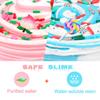 Scented Slime Kit with 7 Pack Butter Slimes,Dual Colored Peachybbies Slime Watermelon Charms,Super Soft and Non-Sticky,Stress Relief Toy Party Favors