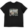 Glory Boyz Camo Delao Vintage T-Shirt Kurzarm Lustiges Oberteil Schwarz