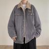 Men's American Retro Lambswool Cotton Jacket - Warm, Trendy High Street Autumn/Winter Thickened Coat