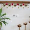Torans for Entrance Door, Door Hangings for Home Decoration, Red Rose Heavy Toran | Thoranam for Entrance Door, Toran for Home Decoration