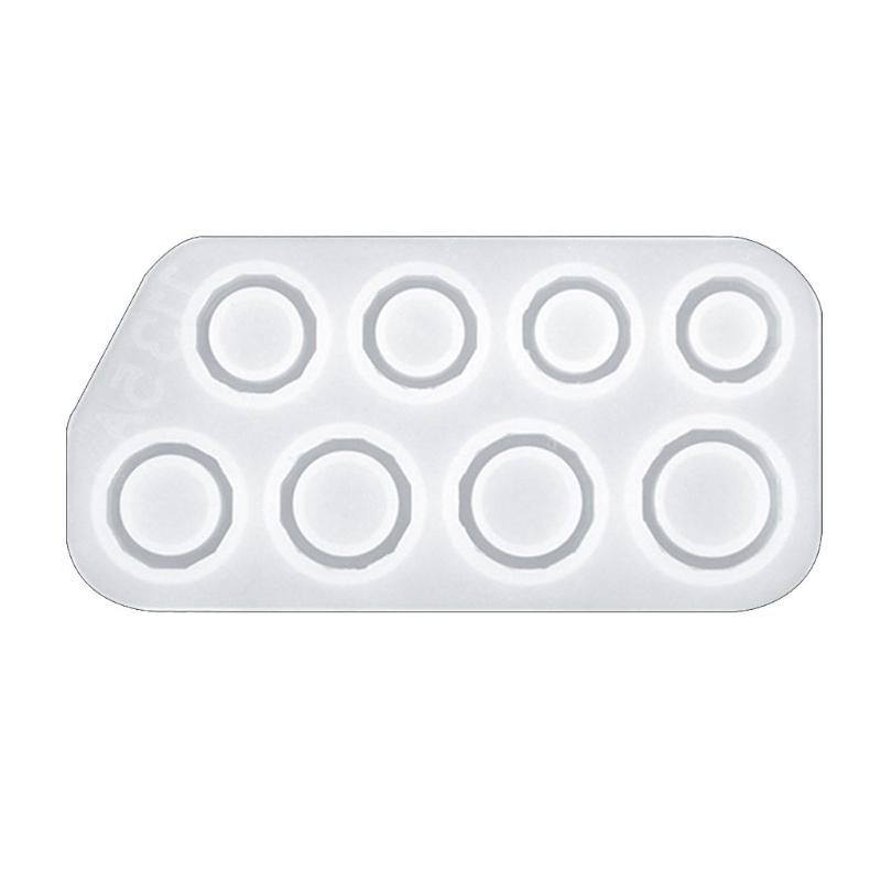Handmade Earrings Necklace Ring Casting Mold DIY Keychain Mold Assorted Rings Silicone Mold Jewelry Rings Resin Mold