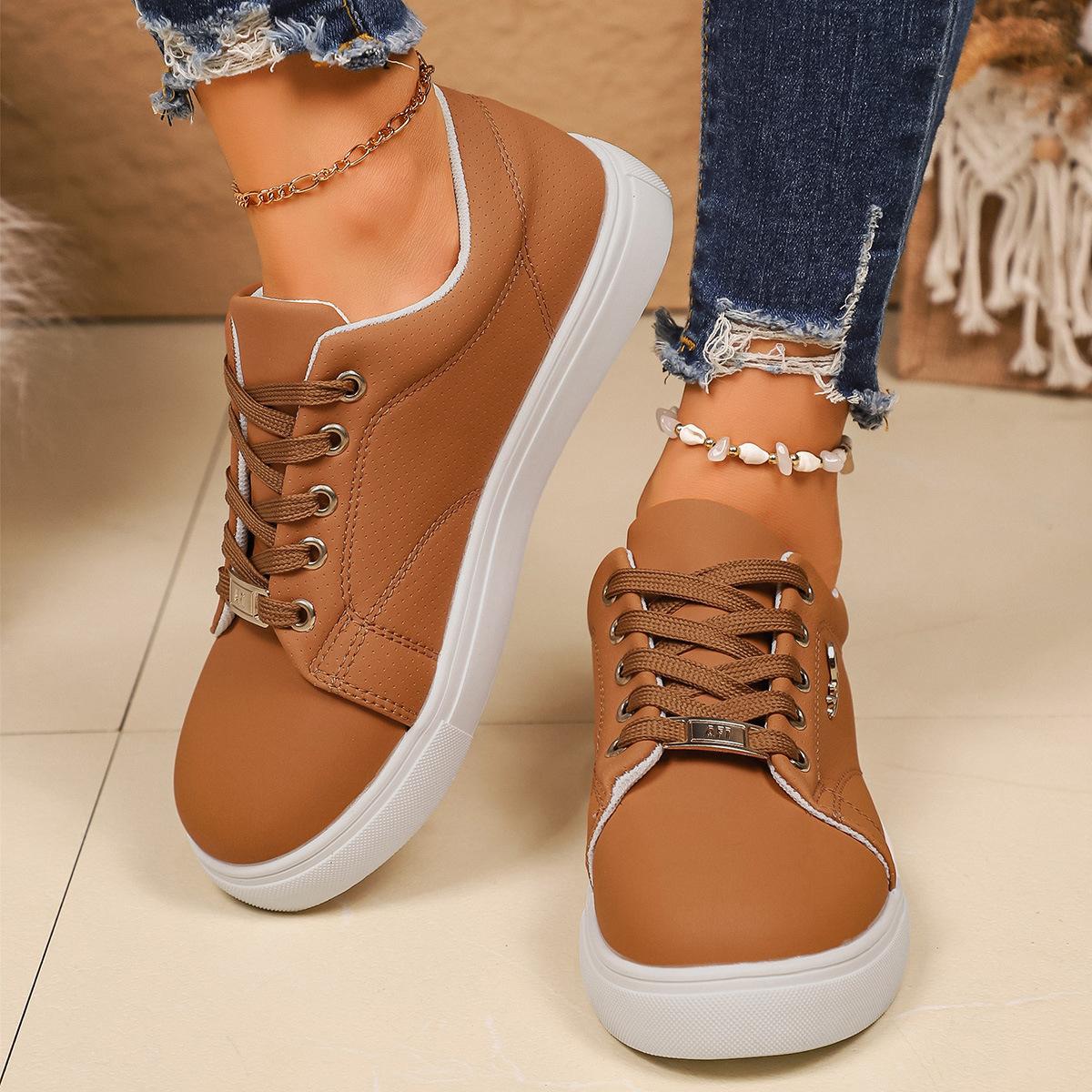 

Женские туфли-лодочки на плоской подошве с широким носком, обувь на платформе в европейском стиле, осенние оптовые лоферы для женщин 43 коричневый