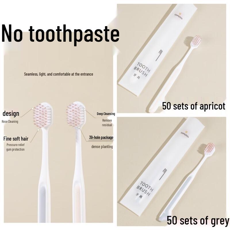 Samzen Disposable Toothbrush & Toothpaste Set