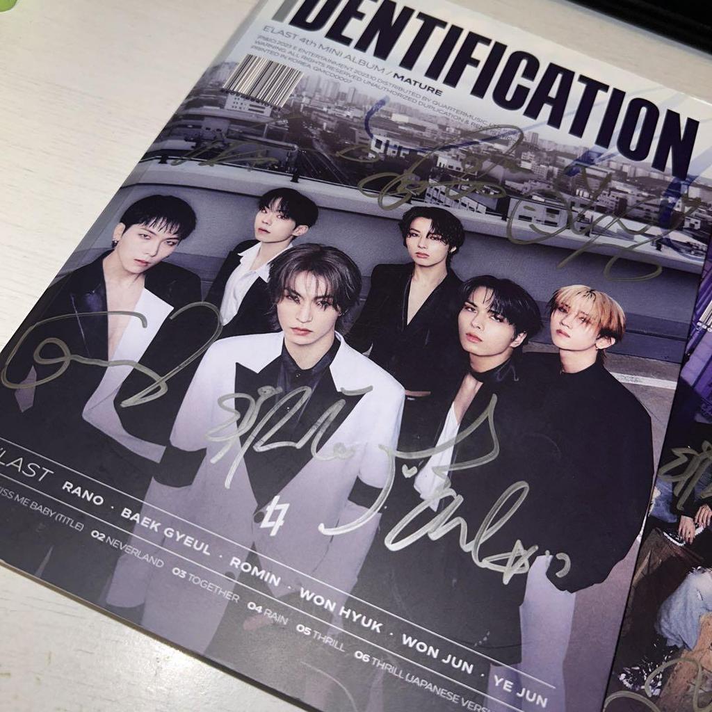 [USED] (194) Autographed ELAST iDENTIFICATION NATURE