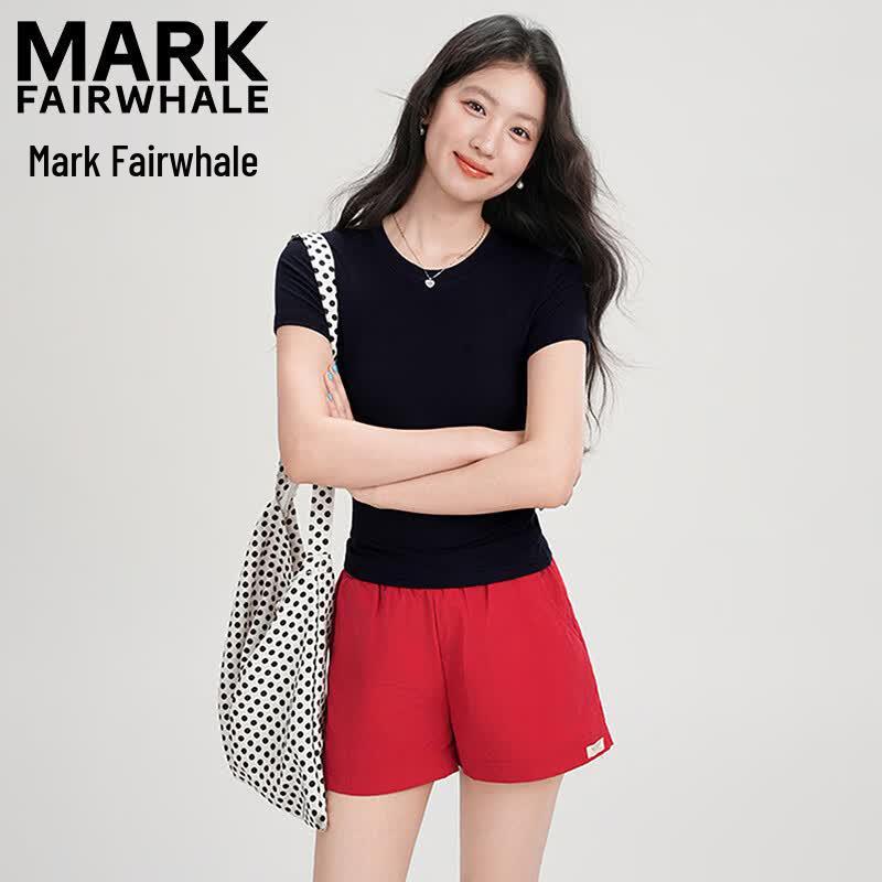 MARK FAIRWHALE Women s Lyocell Cooling Slim Fit T-Shirt M чёрный