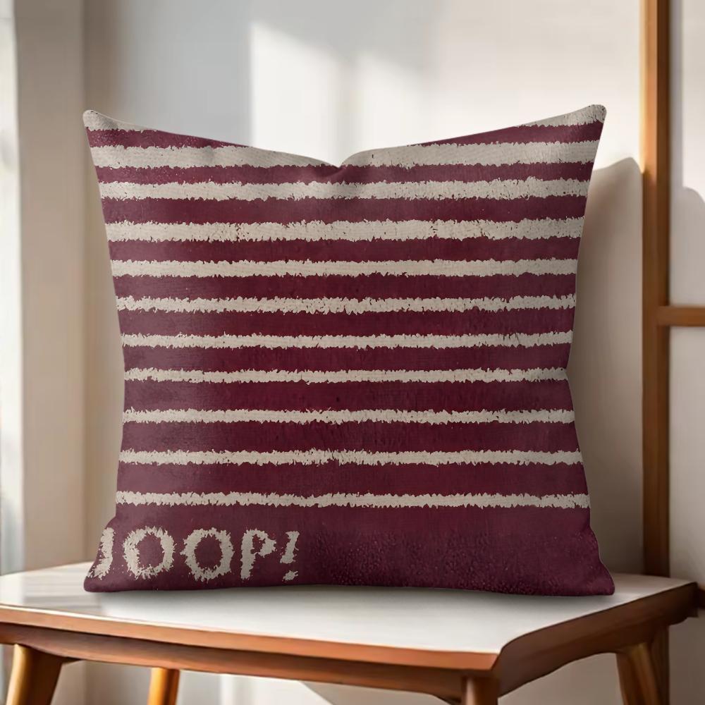 

Fashion Luxuny JJoops Cool Cushion Cover Natural Linen Organic Fabric DoubleSided Printing Couch Pillow Covers Home Decor 30x30cm