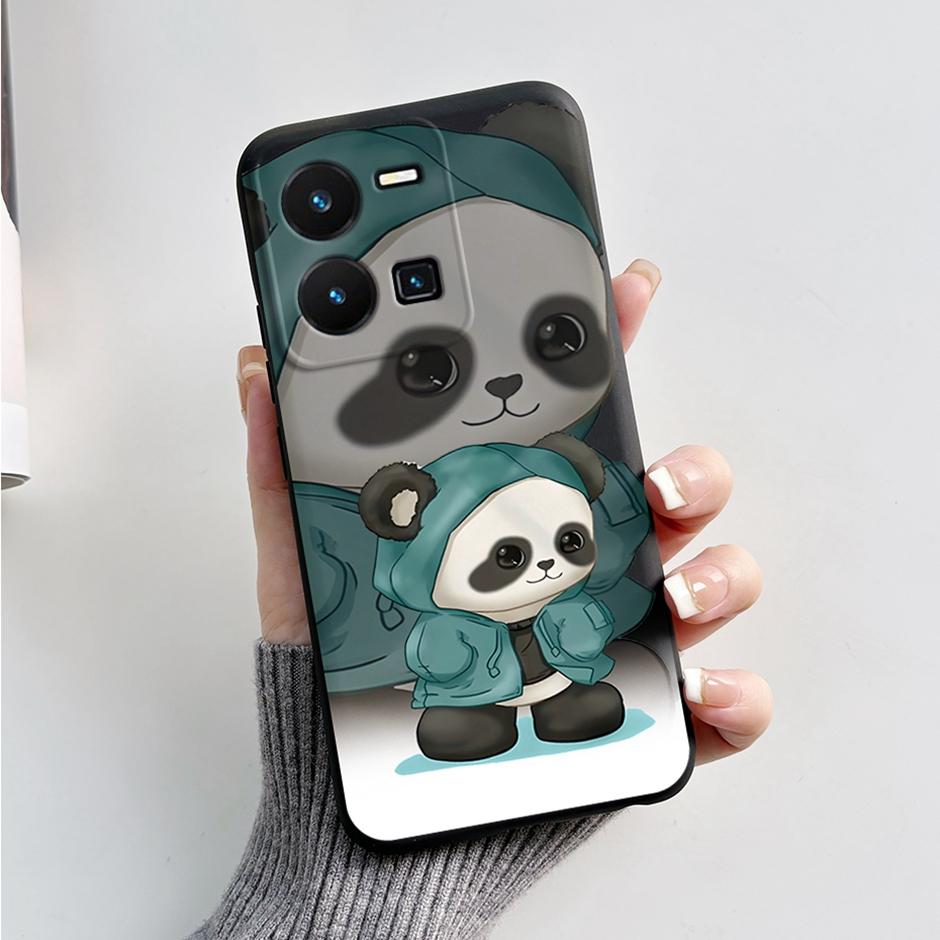 For vivo Y35 4G Protective Case For vivo Y35 4G Fashion Cartoon Phone Cases For vivo Y35 4G Beautiful Painting Back Cover Coque
