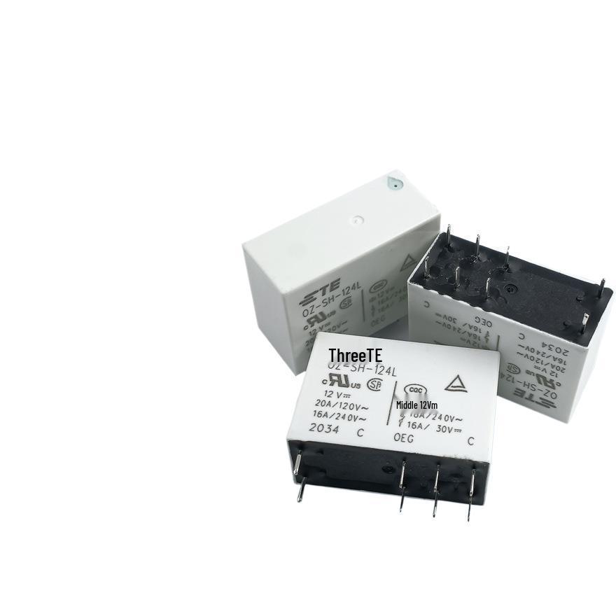 Original TE Tyco Power Relay OZ-SH-124L, 16A 8-pin, Changeover Relay, Genuine Stock