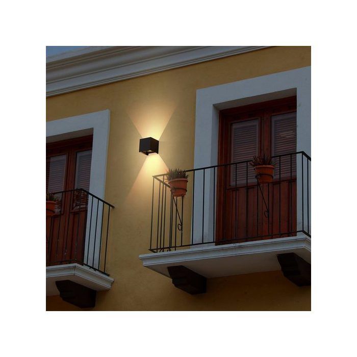 NETTLIFE Applique murale LED d'intérieur, style moderne, éclairage vers le haut et vers le bas, ampoule LED G9 intégrée