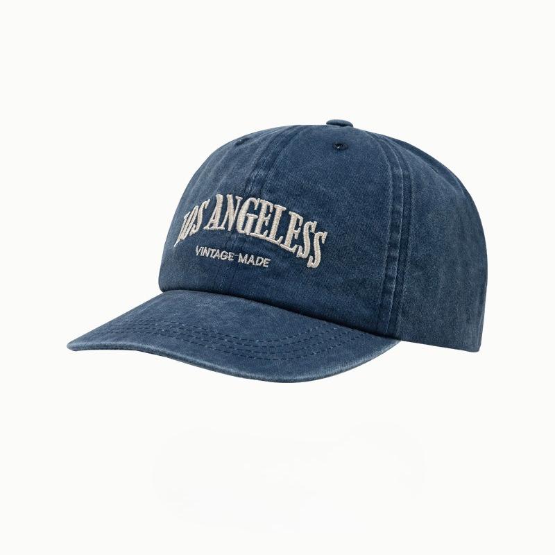 Unisex Vintage Baseball Cap with Letter Embroidery and Adjustable Snapback for Spring and Summer