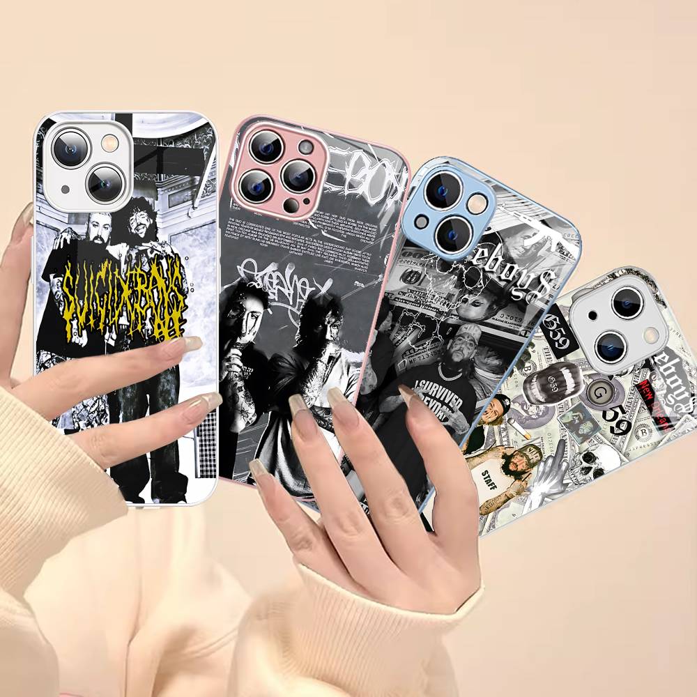 Rap Group S-Suicideboys-S G59 For IPhone 14 13 12 Mini 11 Pro XS Max X XR 14 Plus Tempered Glass Cover