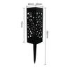 1-8PCS Outdoor Solar Lights Waterproof LED Hollow Pattern Garden Lamp Auto Sensor Pathway Lighting for Yard Patio Decoration