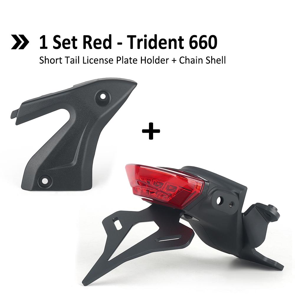 For Trident 660 Trident660 2021-UP Motorcycle  License Plate Holder